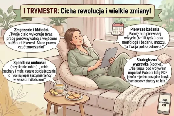 I 1 trymestr Pierwsze objawy ciąży i najczęstsze dolegliwości